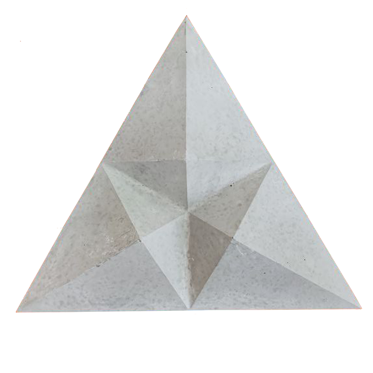 دیوارپوش بتنی مثلثی